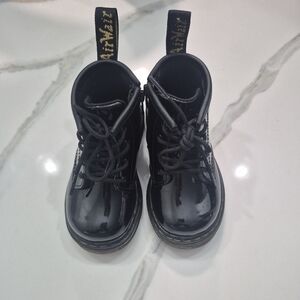 Dr. Martens Kids Black Boots - $20